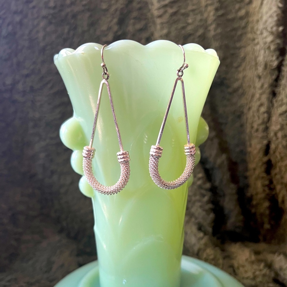 Elegant Silver Hoop Earrings